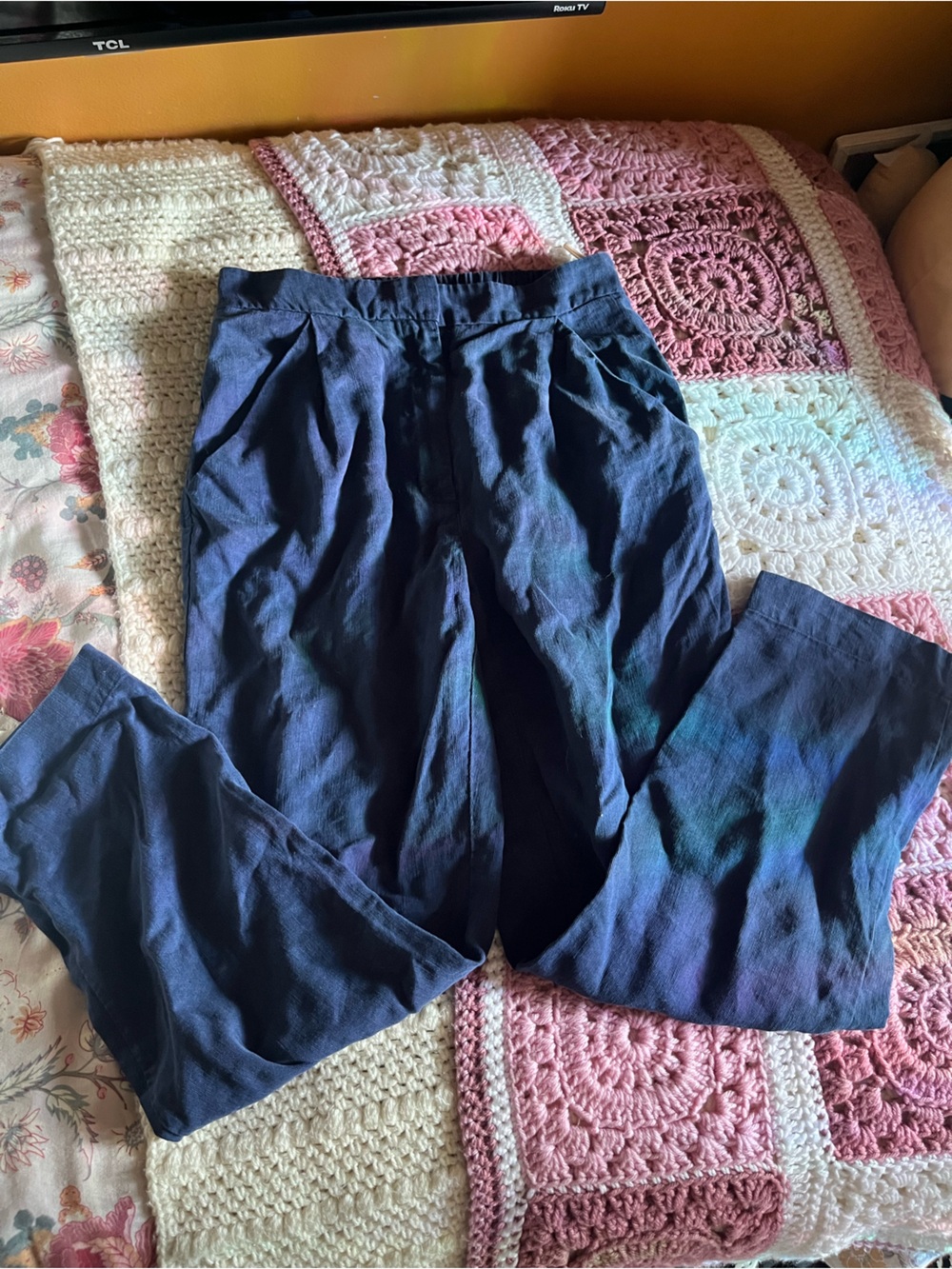 Wilfred Navy Blue Trouser Pants